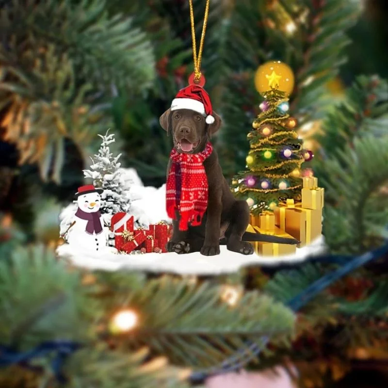 VigorDaily Labrador Retriever Christmas Ornament SM162
