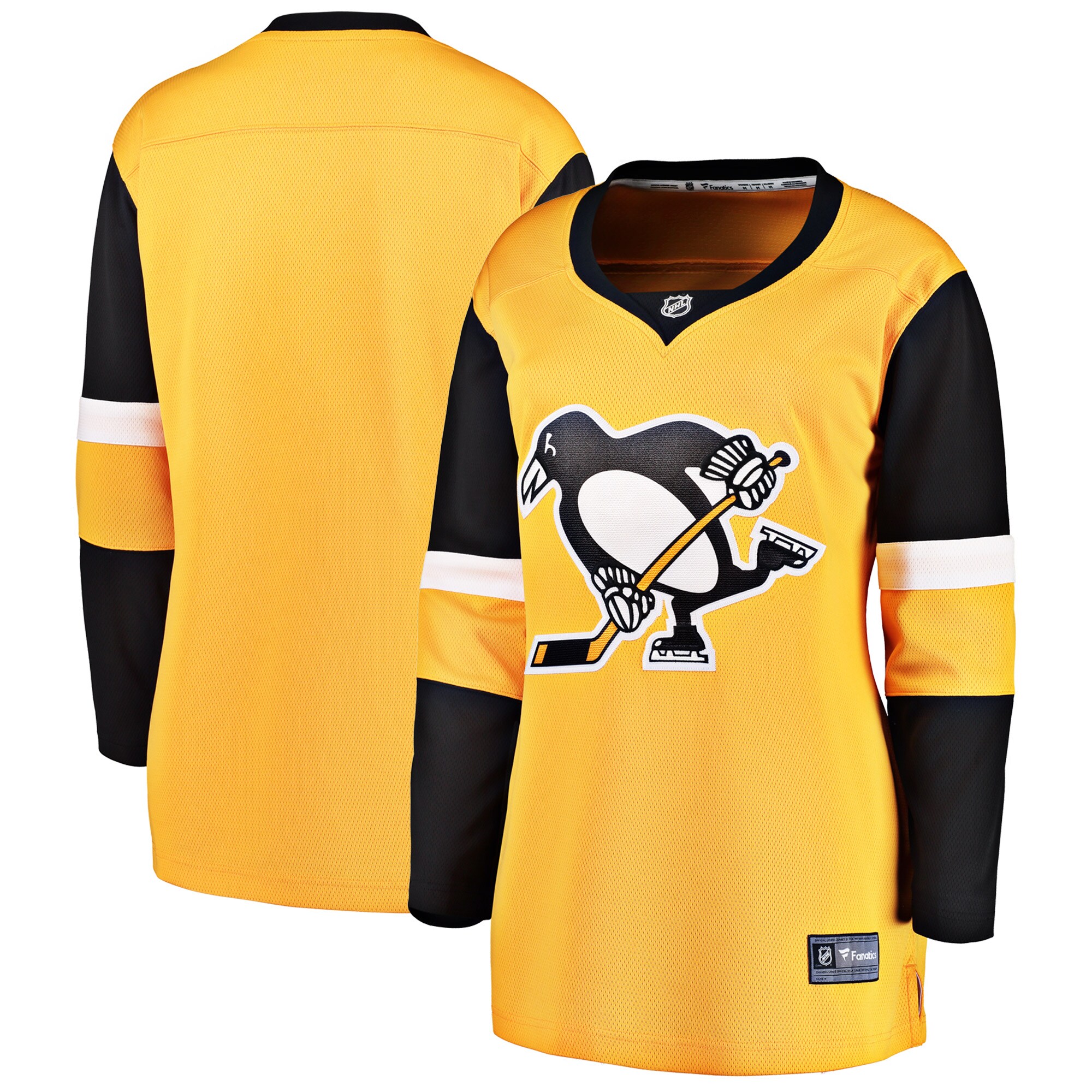 Pittsburgh Penguins Fanatics Women&rsquo;s Alternate Breakaway Jersey &ndash; Gold mysite