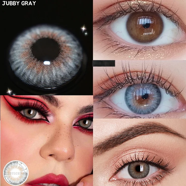 【U.S WAREHOUSE】Jubby Gray Color Contact Lenses