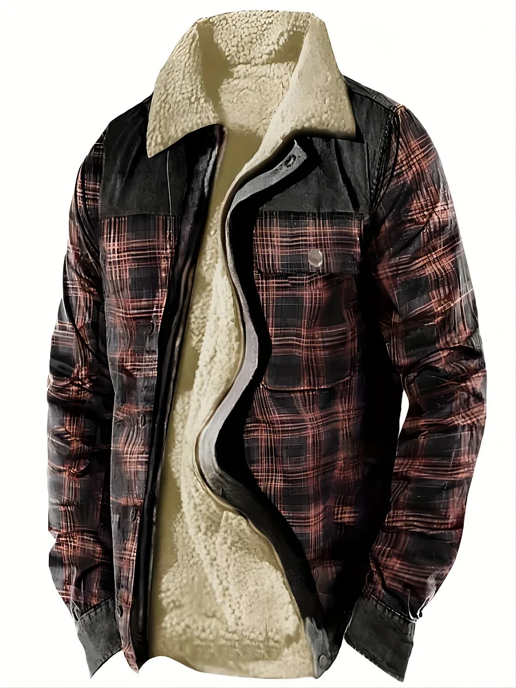 Men's fleece Jackets & Coats & Winter Warm and heavy Coats & casual comfort Jackets