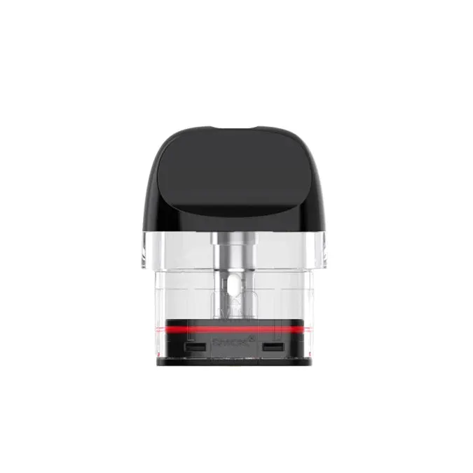 SMOK Novo 5 replacement pod: clear 2mL tank, black mouthpiece, integrated 0.7&Omega; mesh coil.