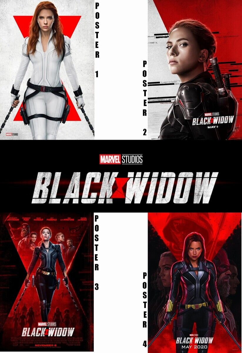 BLACK WIDOW - SCARLETT JOHANSSON - 4 MOVIE Photo Poster painting POSTERS -  POST