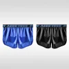 Men's High-End Loose A Luo Pants Ice Silk Breathable Home High-Slit Boxer Shorts