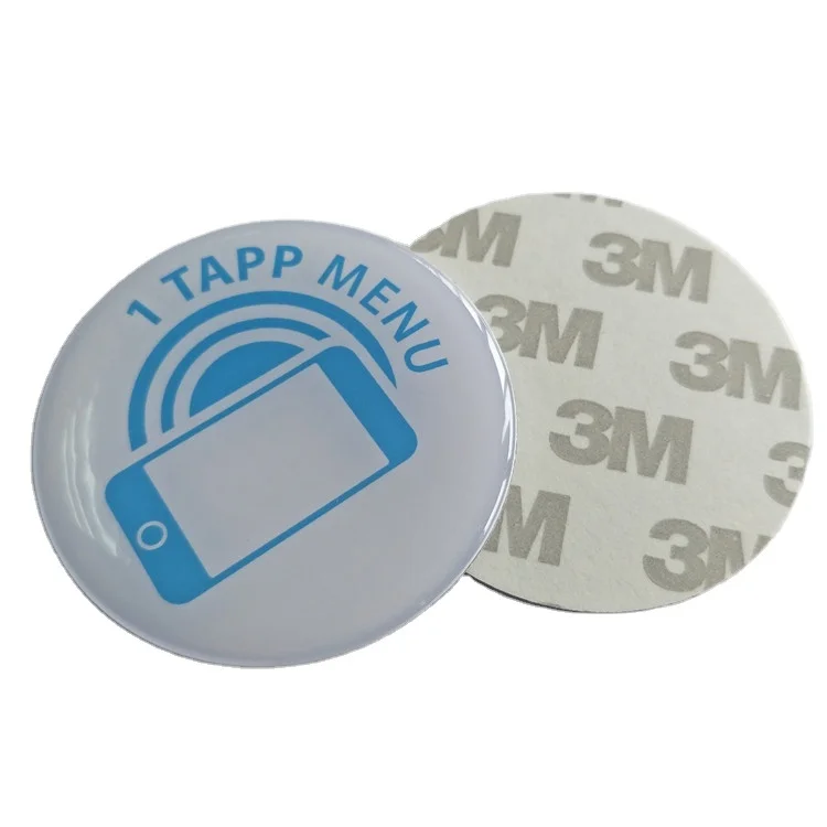 Custom Logo Social Media NFC Tag Business Tap card working with all NFC smart phones