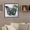 5D DIY Full Round Drill Diamond Painting Mechanical Butterfly Kit Decor 40x40cm