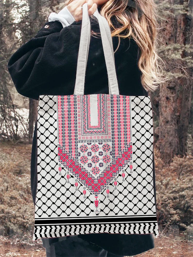 Palestinian National Style Print Canvas Bag