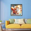 Diamond Painting -5D Full Round Drill Butterfly and Kitten