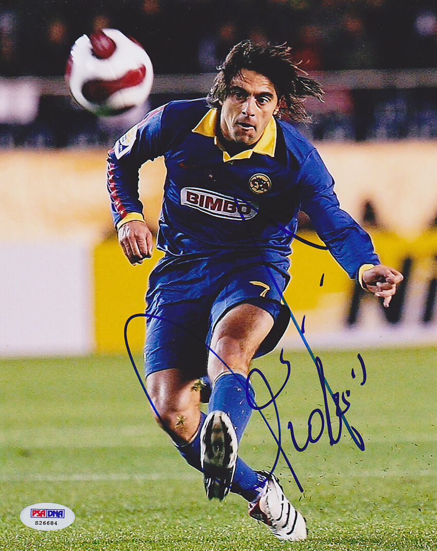 Claudio Lopez SIGNED 8x10 Photo Poster painting Argentina *VERY RARE* PSA/DNA AUTOGRAPHED