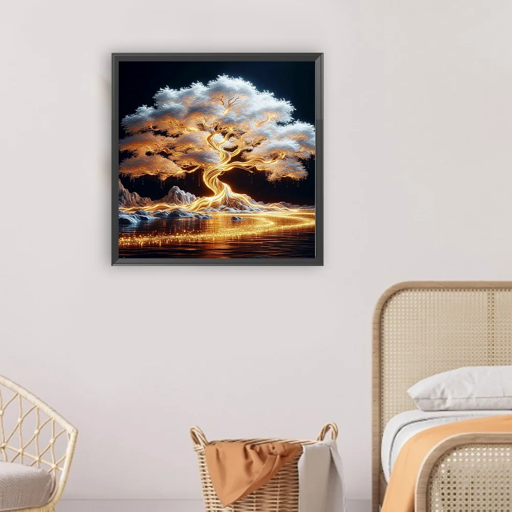 Diamond Painting - Full Round Drill - Tree(Canvas|30*30cm)