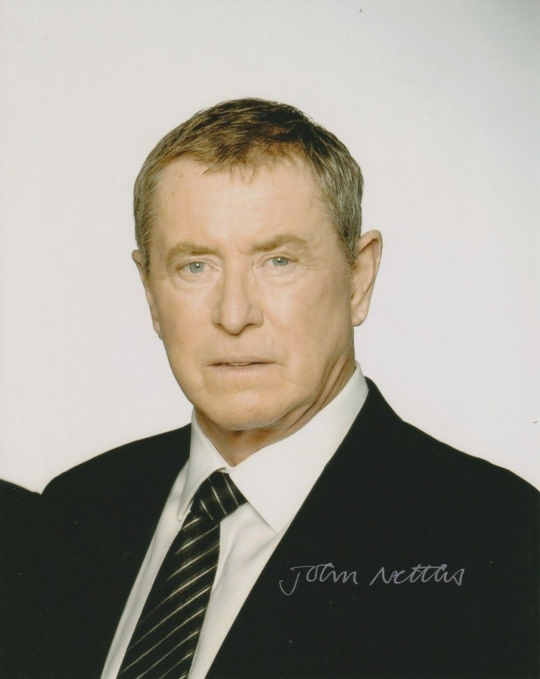 John Nettles signed 10 x 8