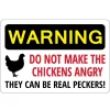 Chicken Warning- Vintage Metal Signs(8*12Inch)
