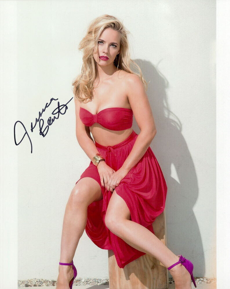 Jessica Barth signed 8x10 Photo Poster painting