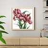 Orchid - 14CT Stamped Cross Stitch 17*17cm/6.69*6.69in(Brand)