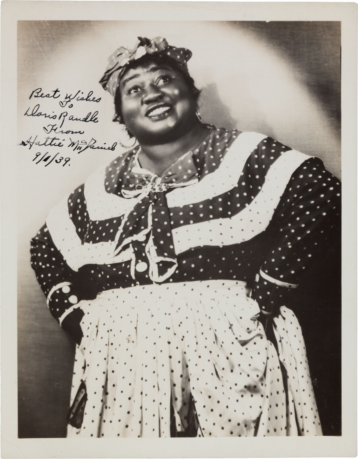 HATTIE McDANIEL Signed 'Gone With The Wind' Photo Poster paintinggraph - Film Actress - preprint