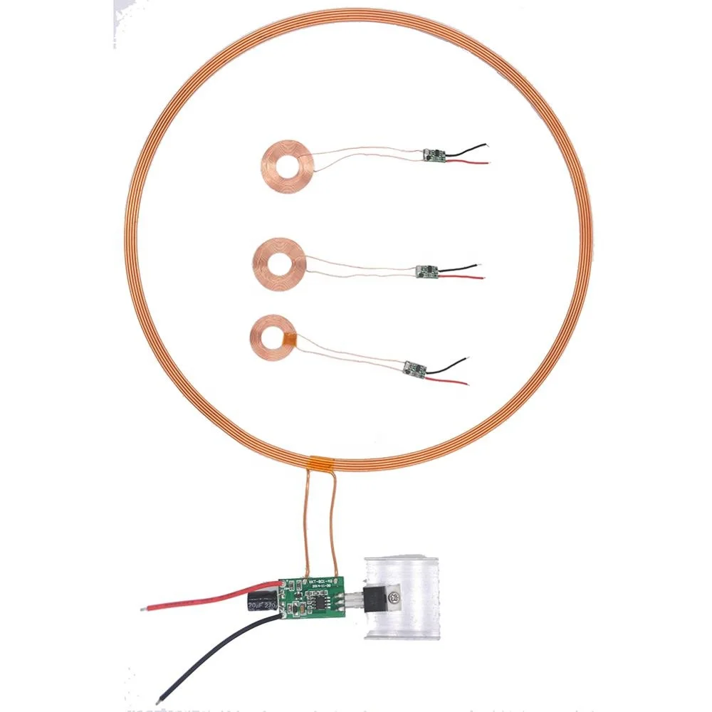 Small Receiving One Transmitter to 3 Receiver Multiple Device Wireless Charging Station Li Ion Battery Charging