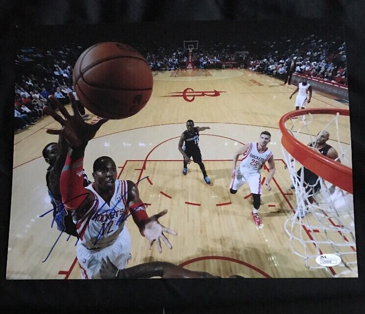 DWIGHT HOWARD AUTOGRAPHED HOUSTON ROCKETS 11X14 Photo Poster painting JSA/COA NBA AUTO