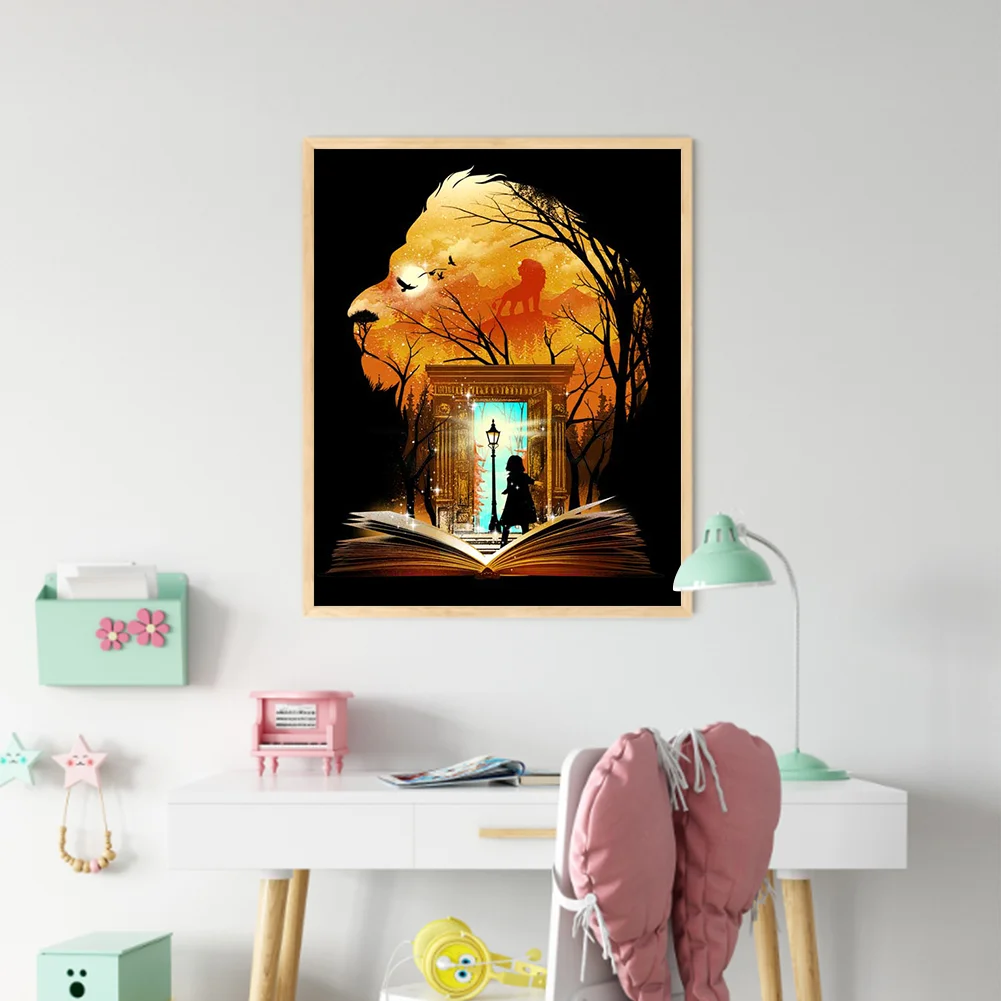 Full Cross Stitch 11CT Harry Potter Cotton DIY Stamped Embroidery Kits (1)