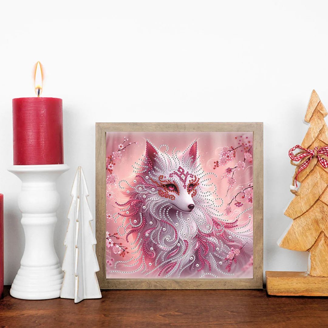 Fox - Partial Special Shaped Drill Diamond Painting Kits (Canvas|30*30cm)