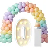 70cm LED Number Figure Light Easy To Assemble & Lightweight Large Lighted Number Warm Lighting & Radiant Atmosphere for Anniversary Graduation Decoration