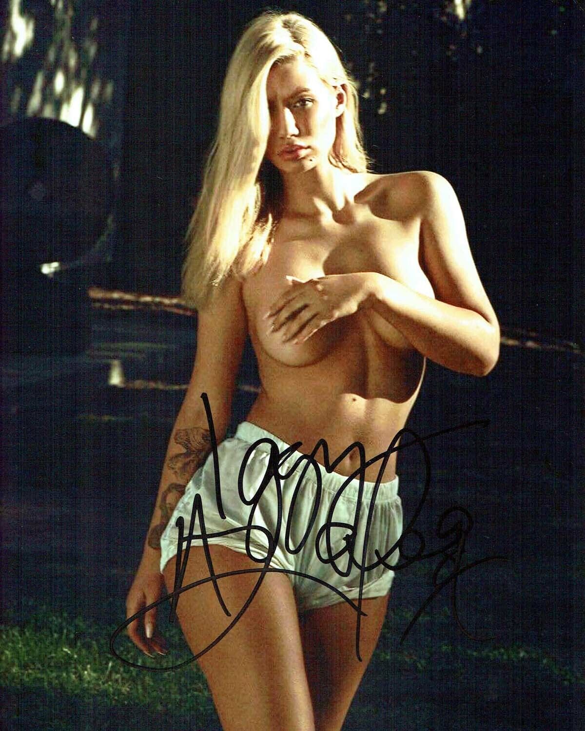 Iggy AZALEA Singer Model SIGNED Autograph 10x8 Glamour Sexy Photo Poster painting B AFTAL COA