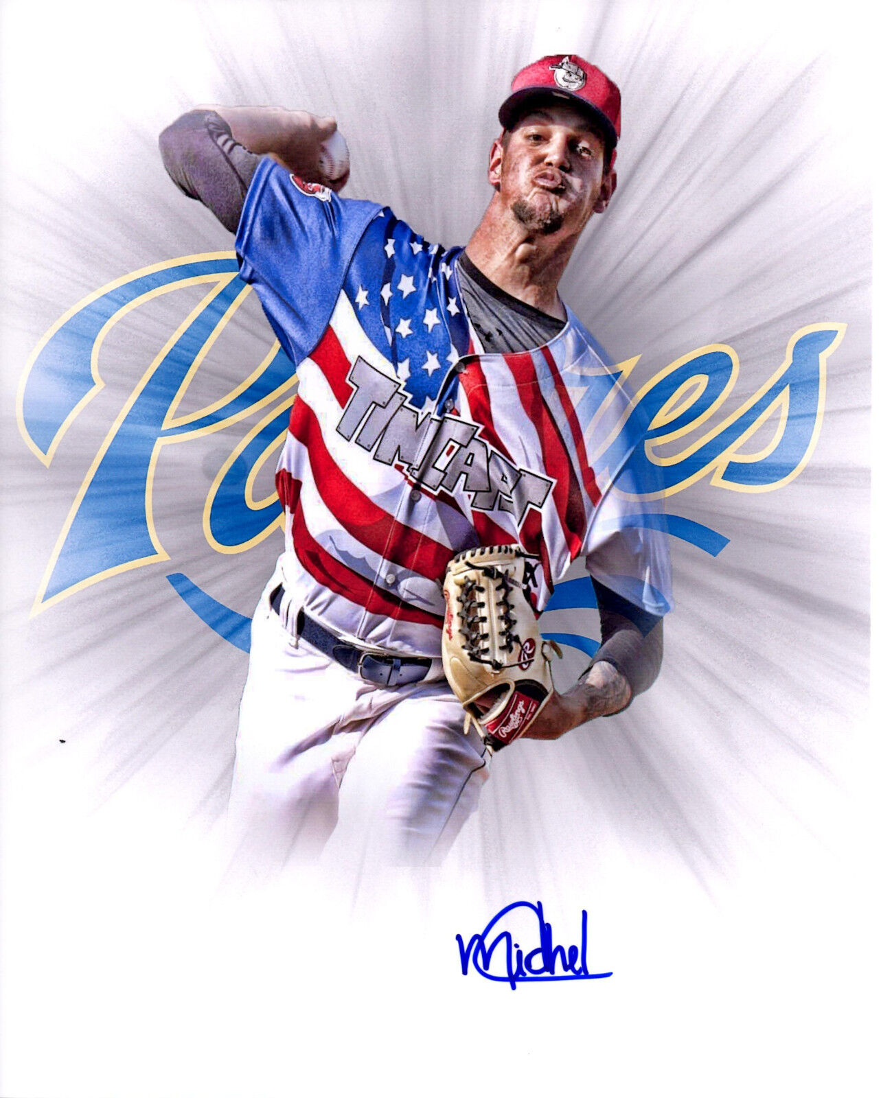 Michael Baez Signed 8x10 Photo Poster painting Autographed San Diego Padres Cuba baseball e