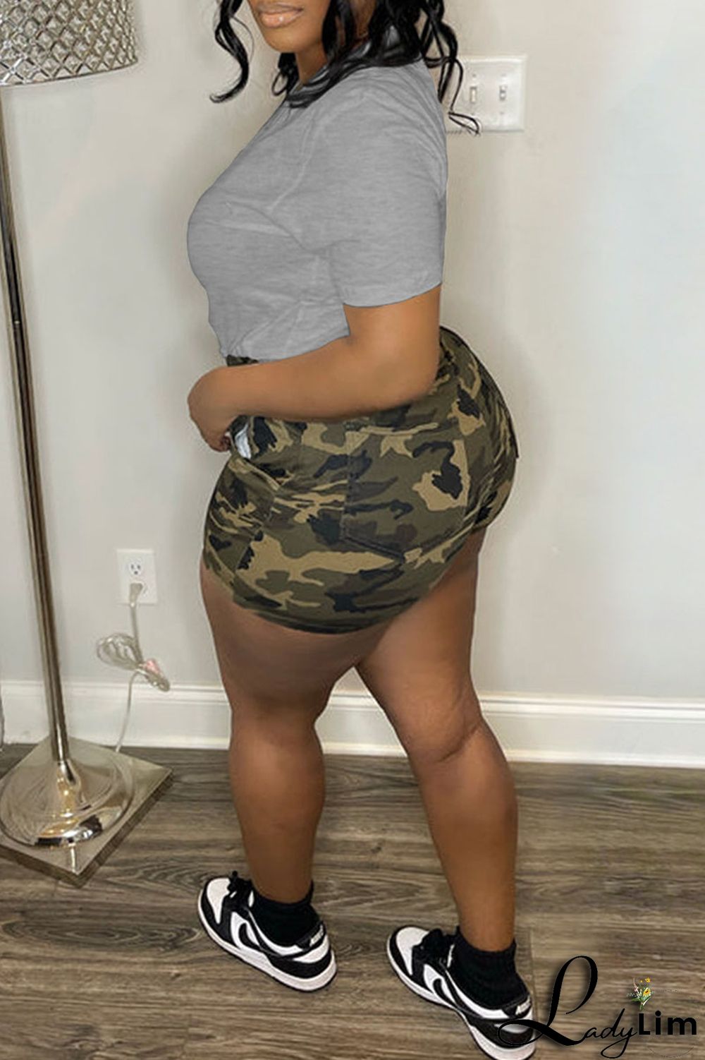 Red Casual Street Print Patchwork O Neck T-Shirts