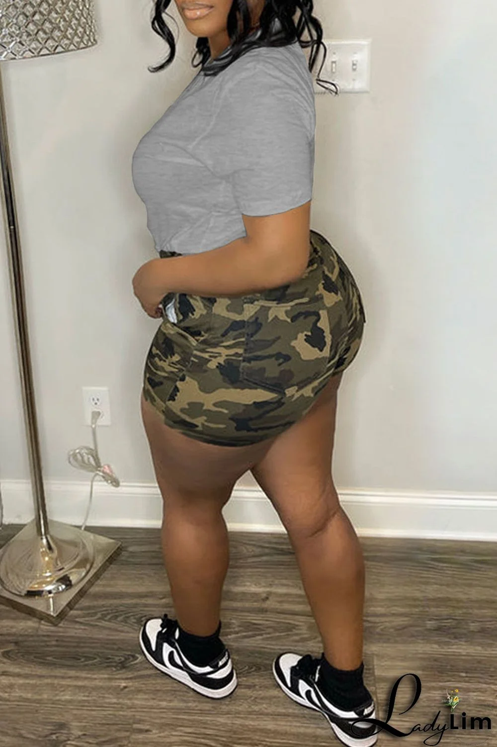 Red Casual Street Print Patchwork O Neck T-Shirts