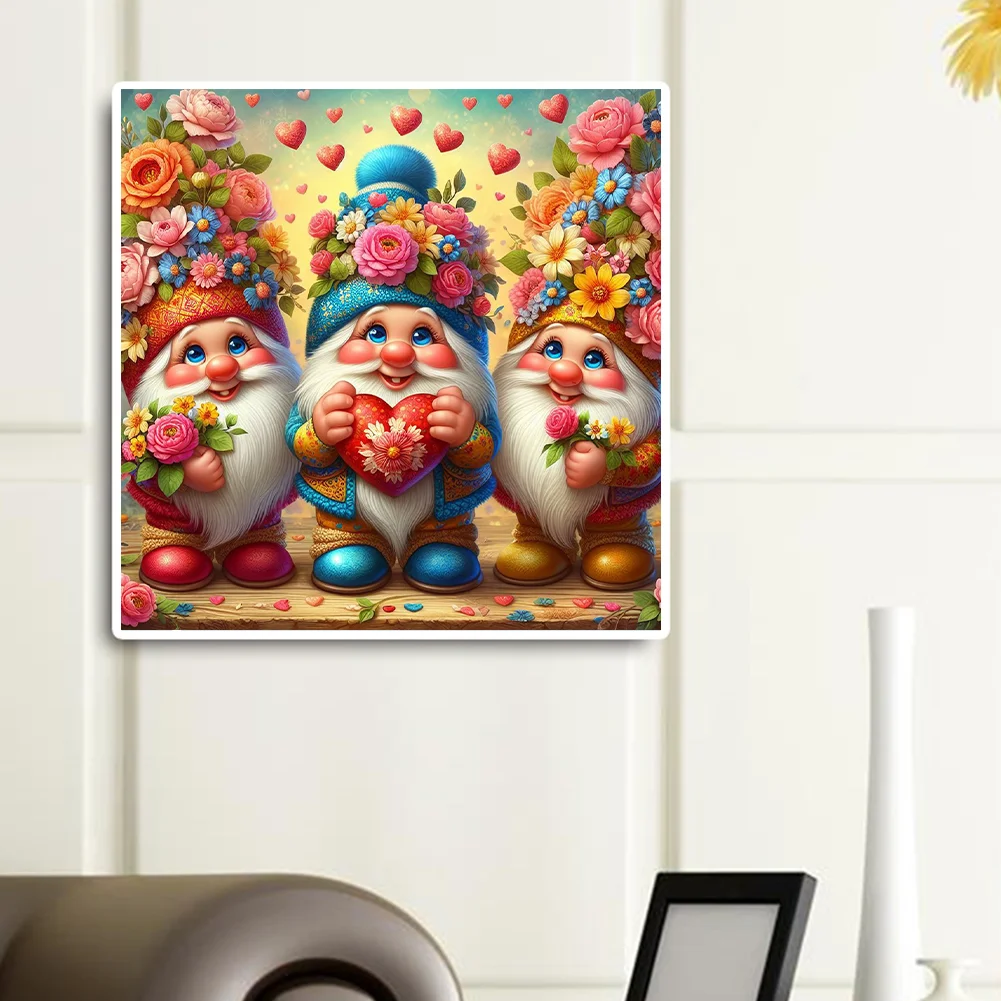 Diamond Painting - Full Round Drill - Gnome(Canvas|30*30cm)