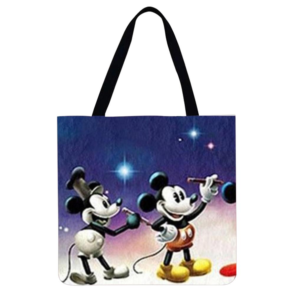 Mickey Mouse And Friends 40*40cm linen tote bag