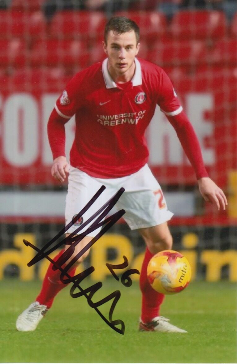 CHARLTON ATHLETIC HAND SIGNED HARRY LENNON 6X4 Photo Poster painting 1.