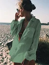 Loose Sun Protection Cover-Ups Tops