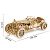 Train de voiture puzzle en bois mod&egrave;le 3D