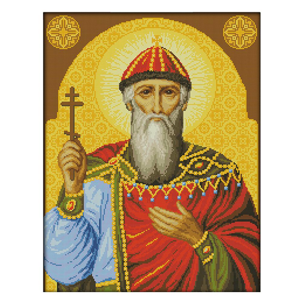 

Religious figure - 14CT Stamped Cross Stitch - 52*42cm, 501 Original