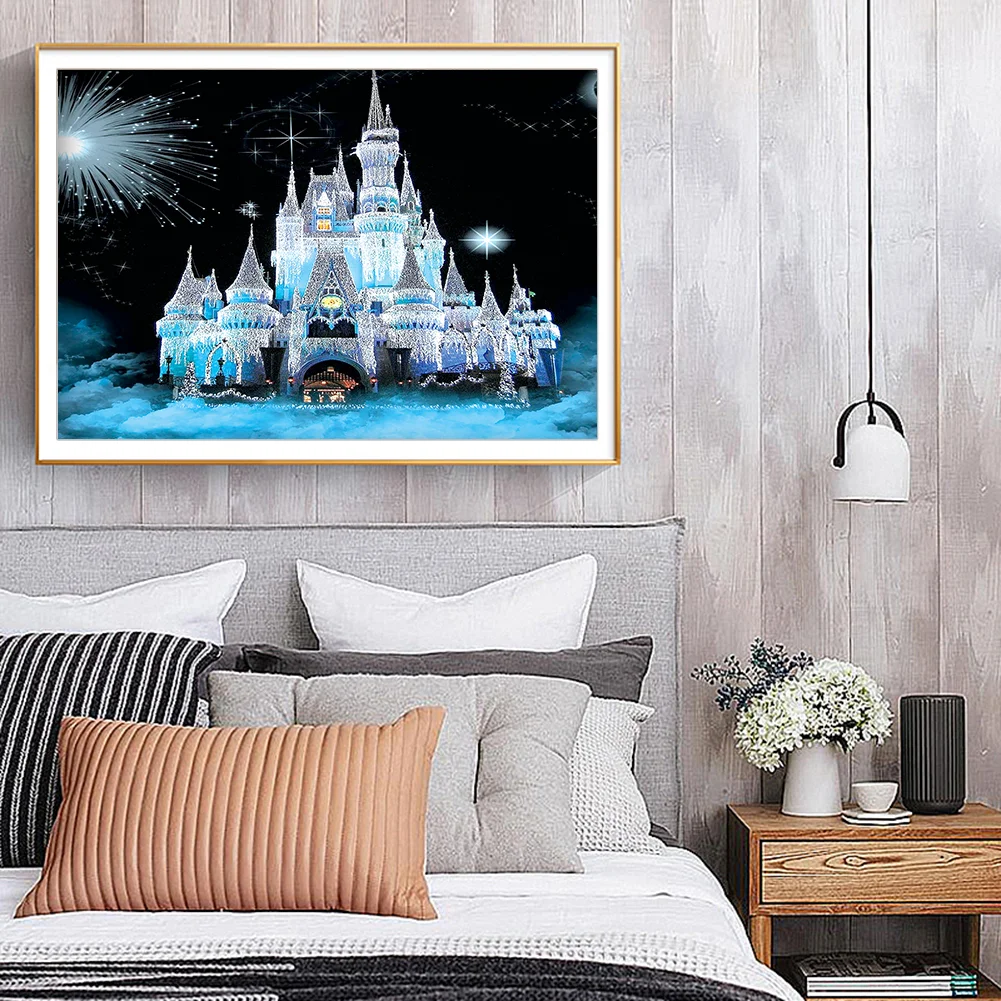 Diamond Painting - Special Shaped Drill - Castle(40*30cm)