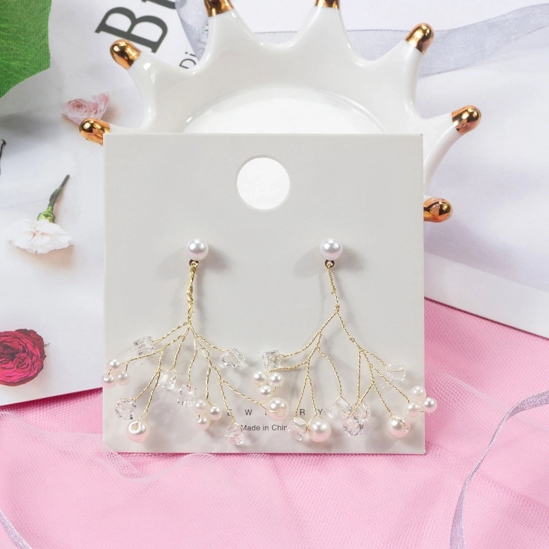1 Pair Minimalist Classic Style Round Beaded Imitation Pearl Earrings Ear Studs