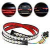 Truck Tailgate Strip Light Waterproof Red Amber Turn Signal Lighting Strips with 4-Pin Connector for Pickup Trucks SUV Car Work