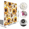 (Pre-Framed)Sunflower Bee-Special Shape Diamond Painting Kit(25x25cm)