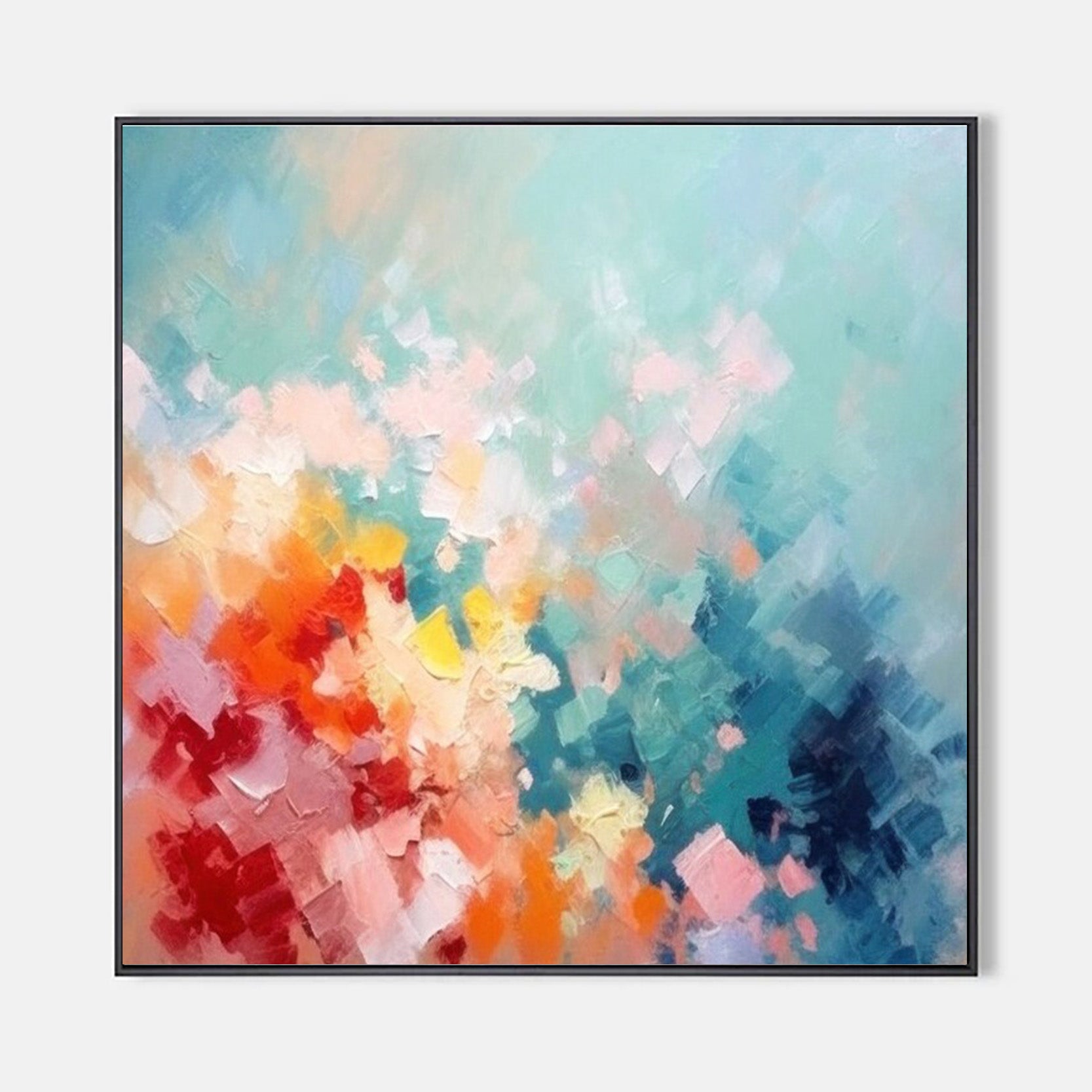 Arabelart AR248 - Framed Canvas Art - Hand-Painted Masterpiece