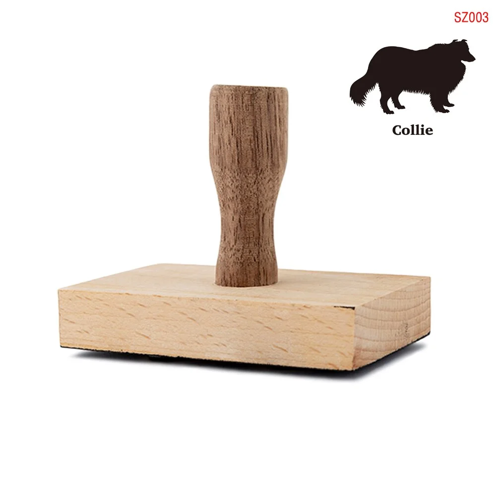 Custom Wooden Sealing Stamp Wood Hand Rubber Stamp With Wooden Handle For Letters Wedding Invitations Envelopes Gift