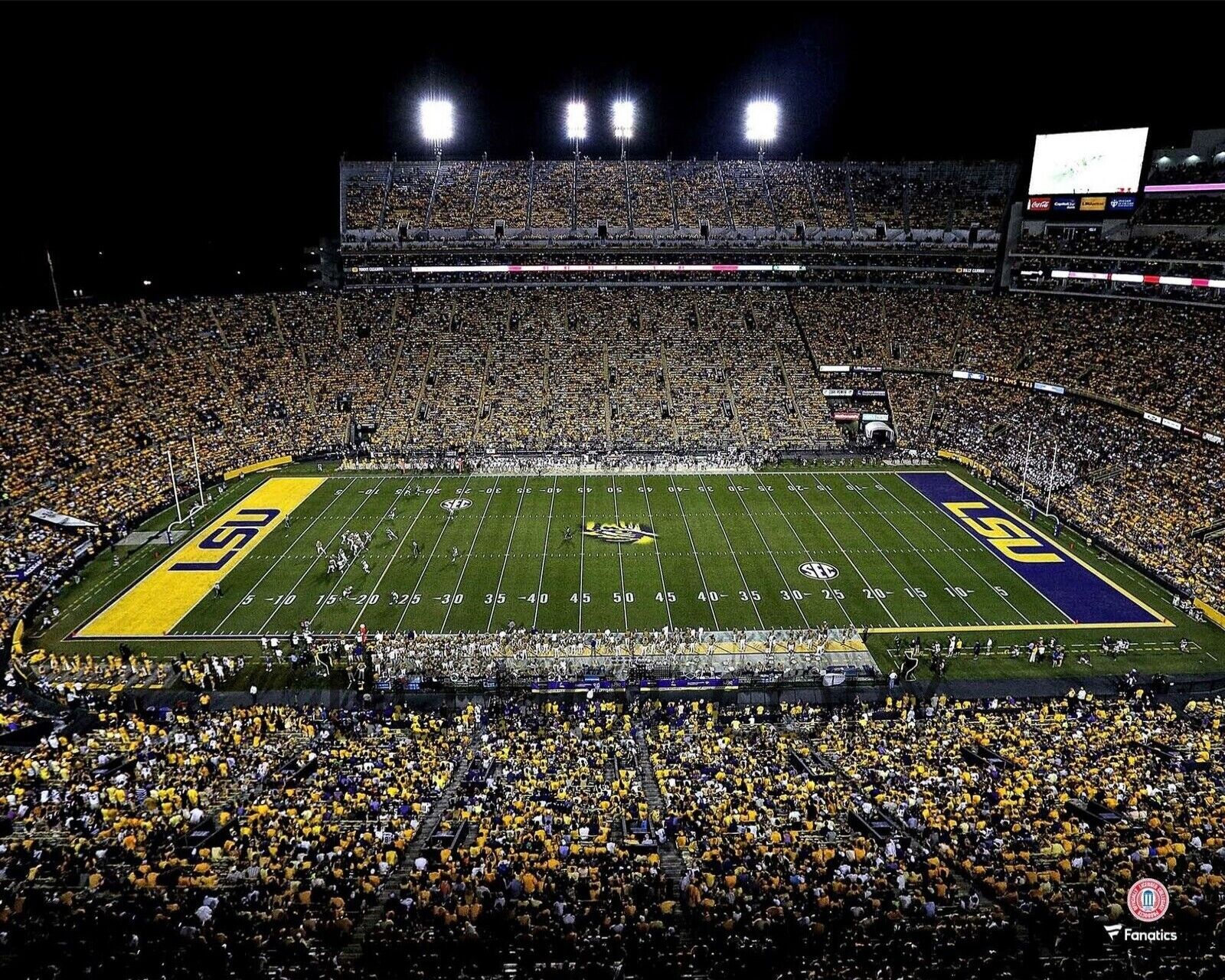 Louisiana State LSU Tigers Football Tiger Stadium 8x10 Photo Poster painting - Fanatics REPRINT