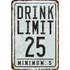 Drinking Limits - Metal Tin Signs(8*12Inch/12*16Inch) - Bar