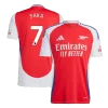 SAKA #7 Arsenal Home Soccer Jersey 2024/25
