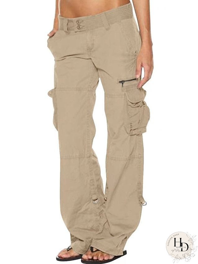 Streetwear-Inspired Black Cargo Pants