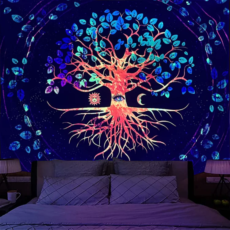 Tree of life - Black Light Tapestry【Limited Time Discount】
