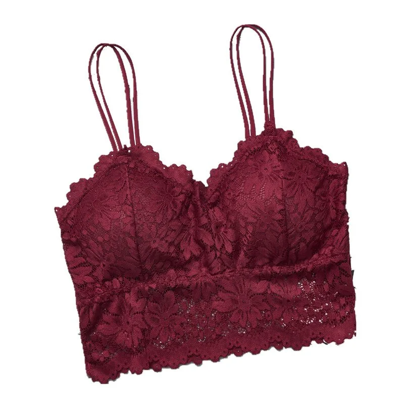 2020 Women's Underwear Sexy Lace Flower Bra Women's Large Size Bra Lingerie Underwear Full Cup