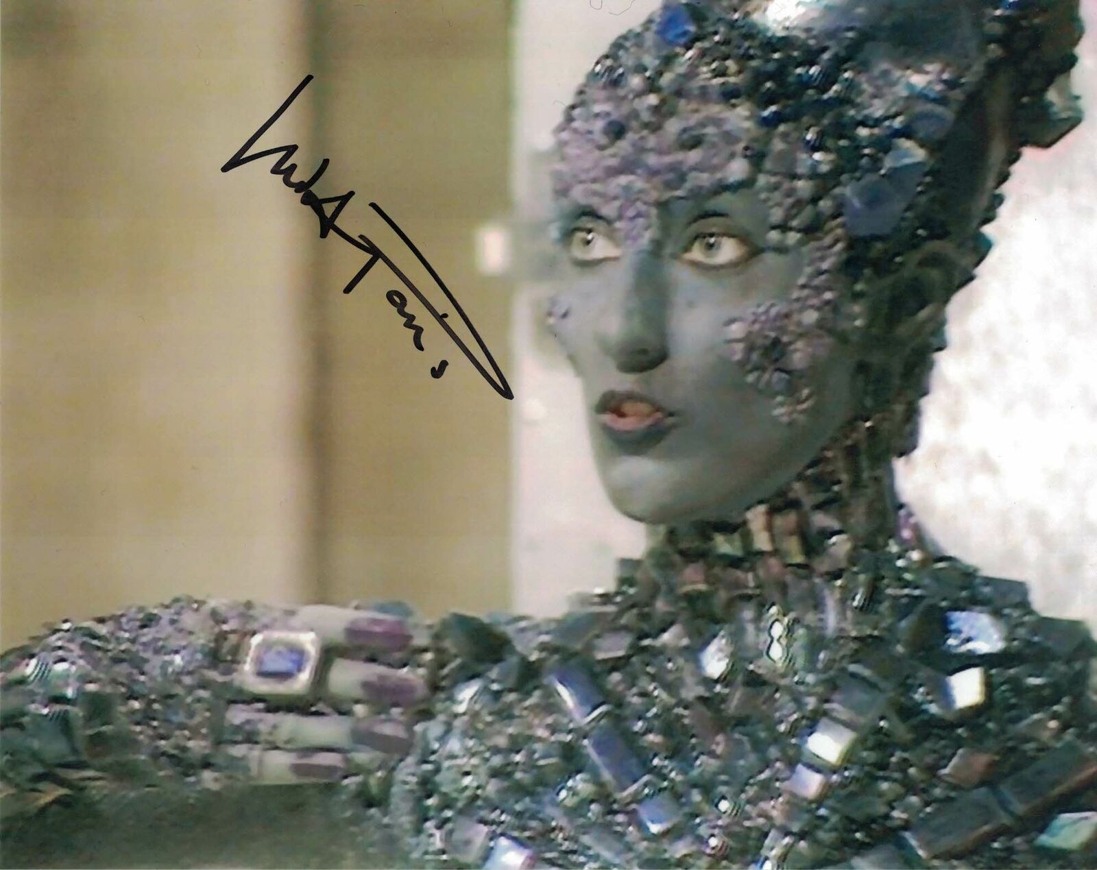 JUDITH PARIS - Eldrad - Dr Who The Hand of Fear- hand signed 10 x 8 Photo Poster painting