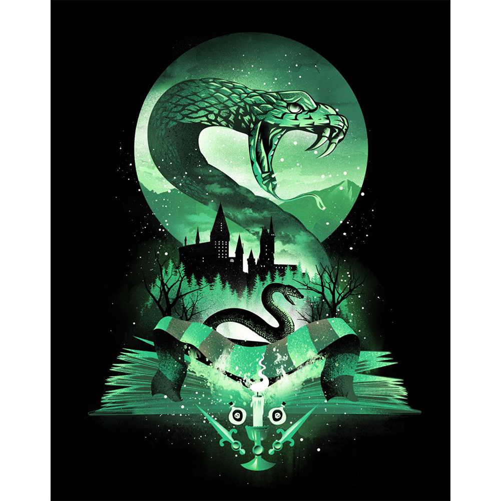 

Magic Harry - 11CT Stamped Cross Stitch - 40*48CM, 501 Original