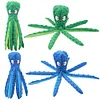 2Pcs Octopus Dog Toy No Stuffing Squeaky Plush Puzzle Toy Interactive Chew Toy