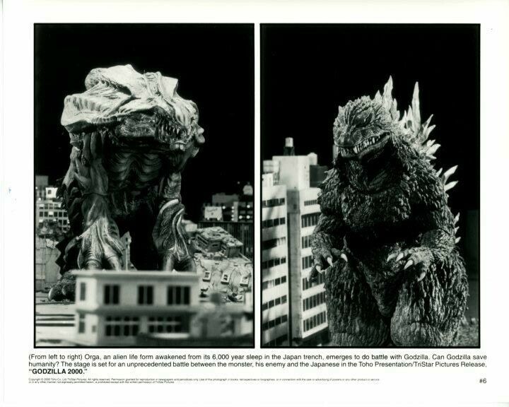 Godzilla 2000 Original Press 8X10 Photo Poster painting