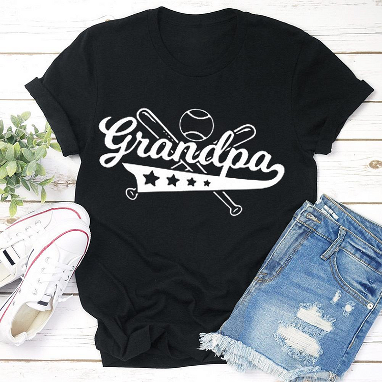 Grandpa baseball T-shirt-018448-Annaletters